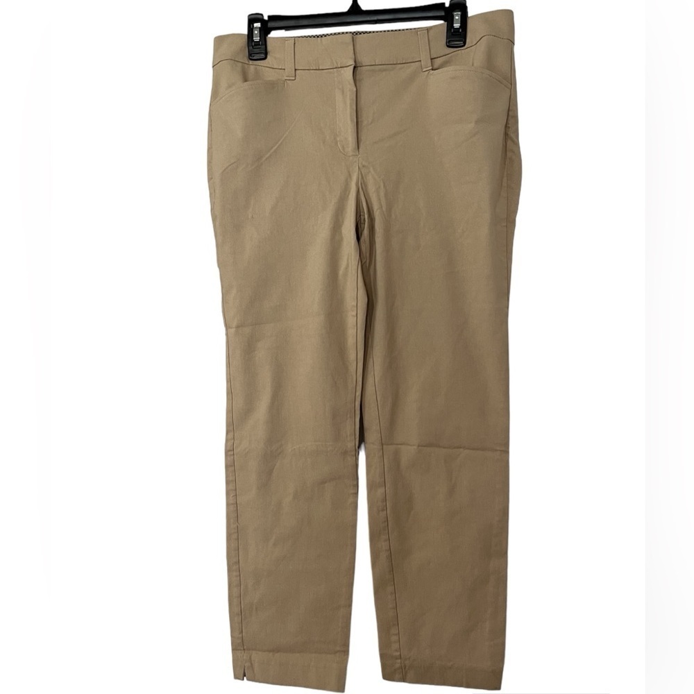 Rafaella Comfort Straight Leg Business Career Pants Khaki Tan Women‘s Sz 12